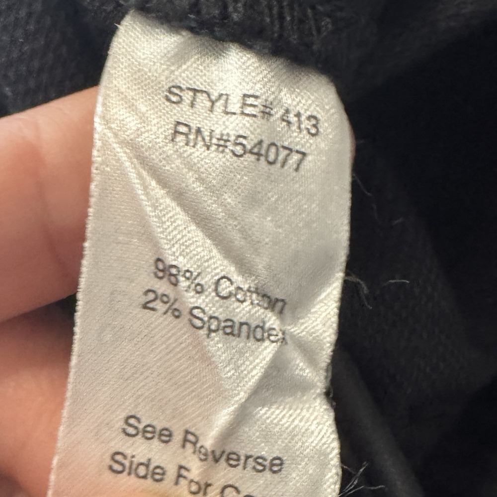 Cabi Style 413 Cropped Pique Pants Black Size 4 - Picture 5 of 5